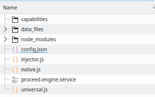 Config file in Engine folder